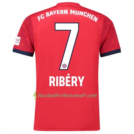 Günstige Fußballtrikots FC Bayern München Ribery 7 2018-2019 Kurzarm Heimtrikotsatz kaufen